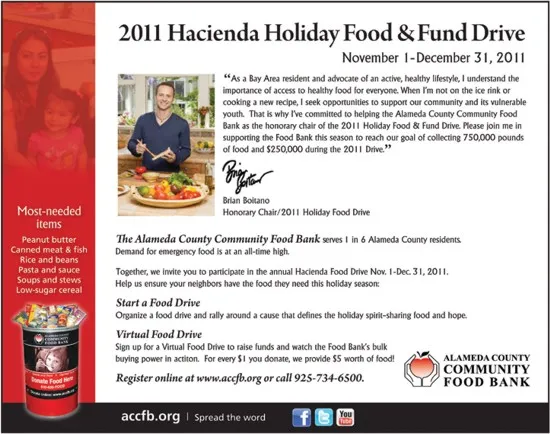 Hacienda Holiday Food & Fund Drive