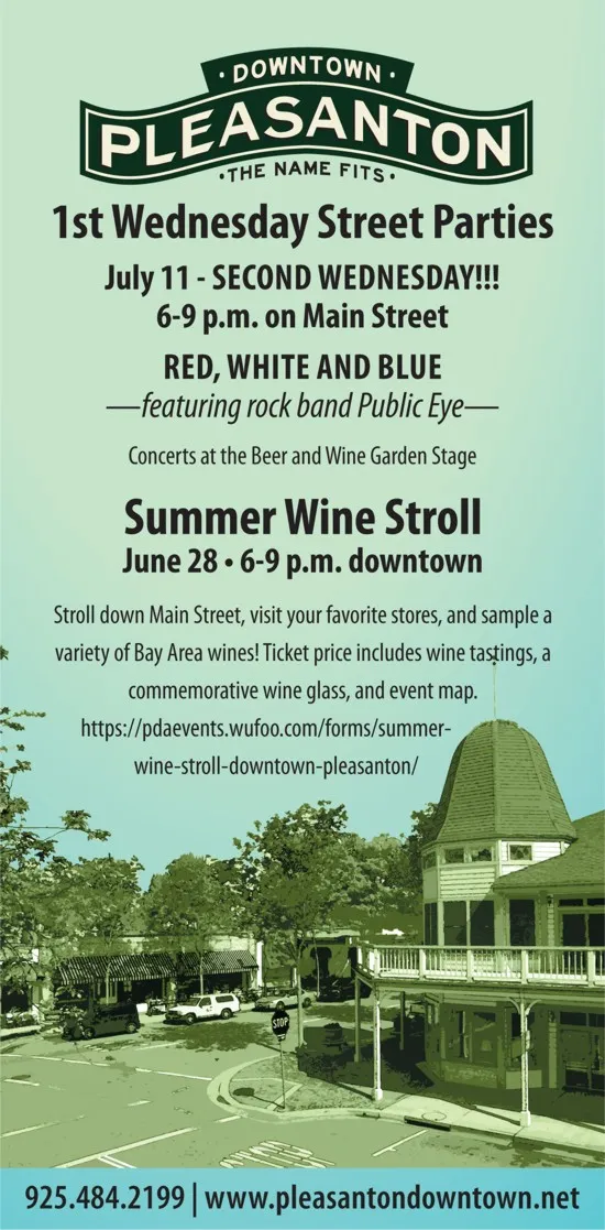 Summer in Downtown Pleasanton