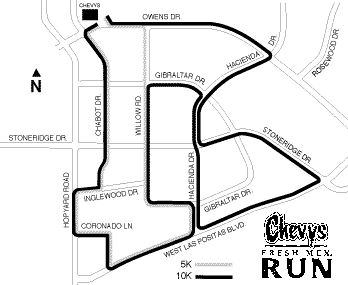 Chevys Fresh Mex Run Returns to Hacienda on Sunday, April 11
