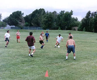 It's Not the World Cup, But Hacienda Employees Enjoy "The Beautiful Game" Playing Lunch Hour Soccer