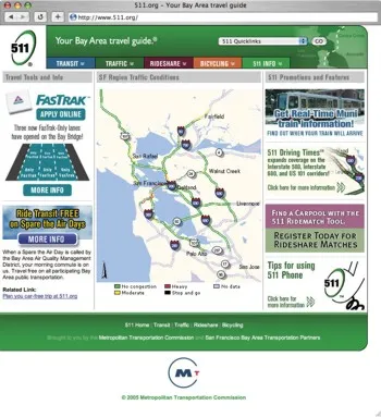 511 is the Answer to Your Bay Area Transit and Travel Questions