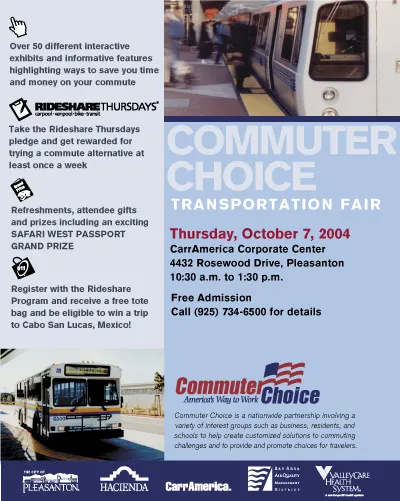 Commuter Choice Transportation Fair Provides A Commuter Cornucopia on October 7
